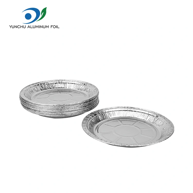 Στρογγυλή φριτέζα ασημένια δοχεία αλουμινίου αλουμινίου Στρογγυλή φριτέζα ασημένια δοχεία αλουμινίου αλουμινίου