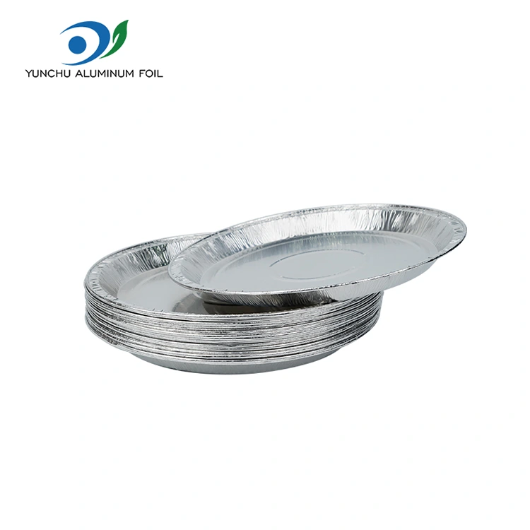10 ίντσες πίτσα και ασημένια δοχεία αλουμινίου αλουμινίου