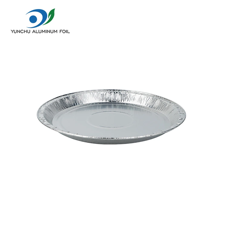 10 ίντσες πίτσα και ασημένια δοχεία αλουμινίου αλουμινίου