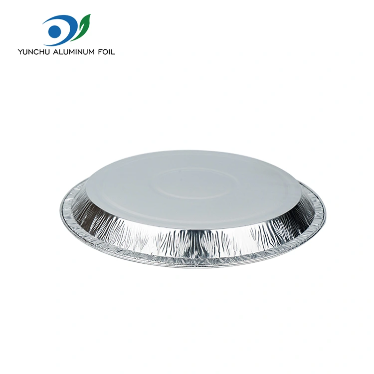 10 ίντσες πίτσα και ασημένια δοχεία αλουμινίου αλουμινίου