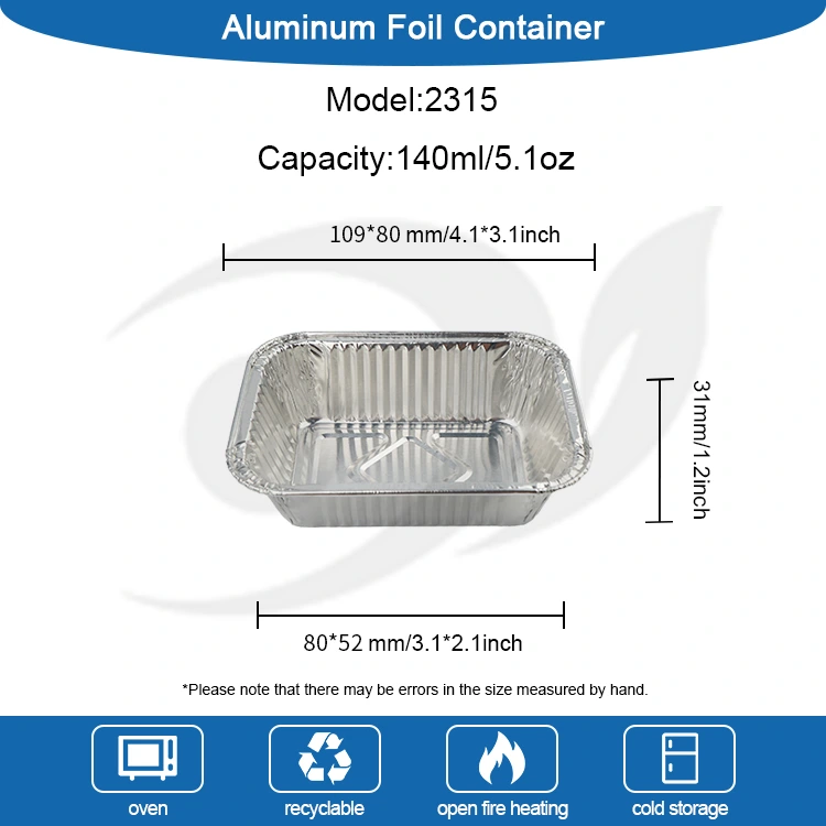 Φριταρένια ψήσιμο ασημένιου αλουμινίου αλουμινίου