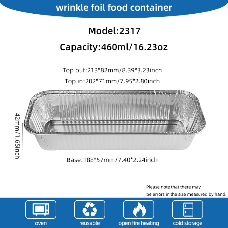 Ορθογώνιες μπαγκέτες ασημί αλουμινίου αλουμινίου