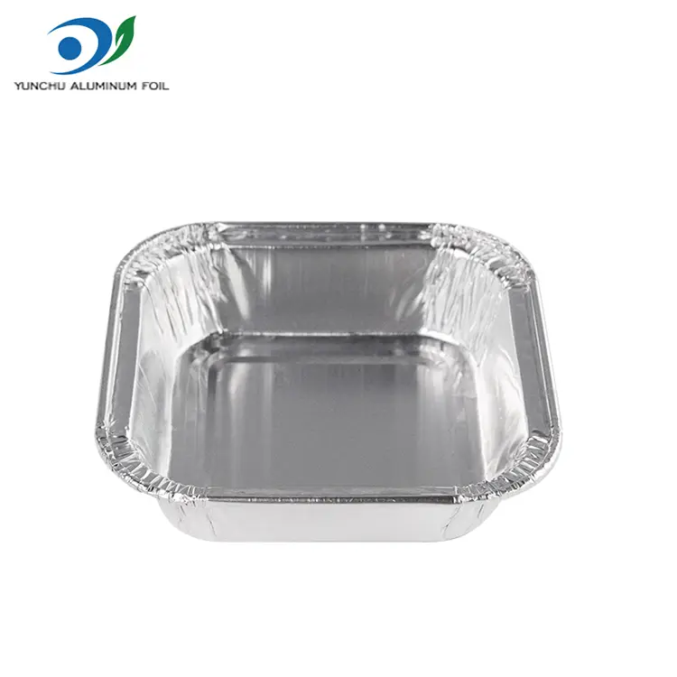 Square Cake Air Fryer Ασημένιο αλουμίνιο αλουμινόχαρτο