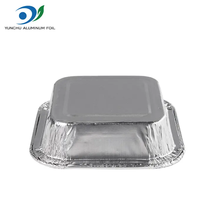 Square Cake Air Fryer Ασημένιο αλουμίνιο αλουμινόχαρτο