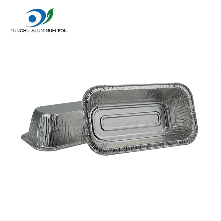 Ορθογώνια φριτέζα ψήσιμο ασημιού αλουμινίου αλουμινίου