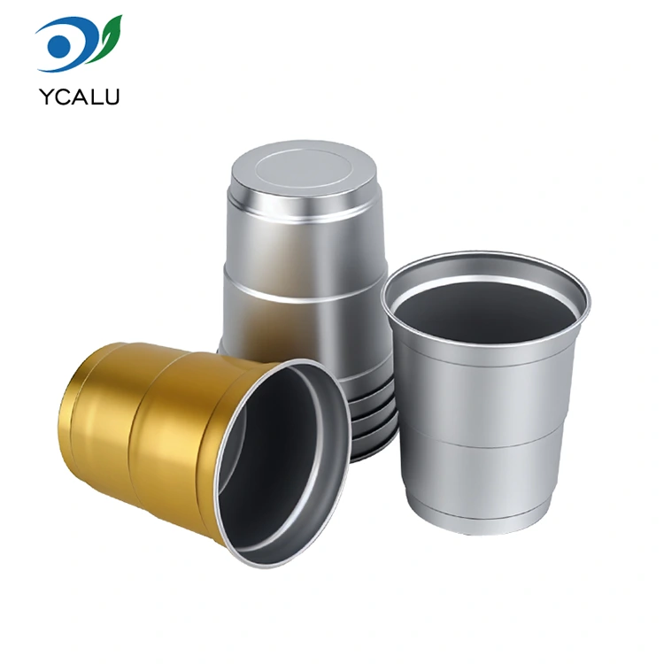 Κύπελλο ποτών αλουμινίου κρύου ροφήματος μιας χρήσης αλουμινίου 9 oz