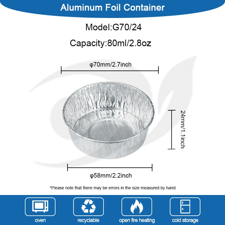 Κέικ ψησίματος ασημένιο αλουμίνιο αλουμινόχαρτο δοχείο τροφίμων