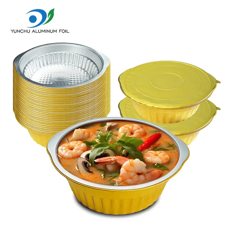 Διαθέσιμο κάμπινγκ χρυσού στρογγυλού αλουμινίου αλουμινίου