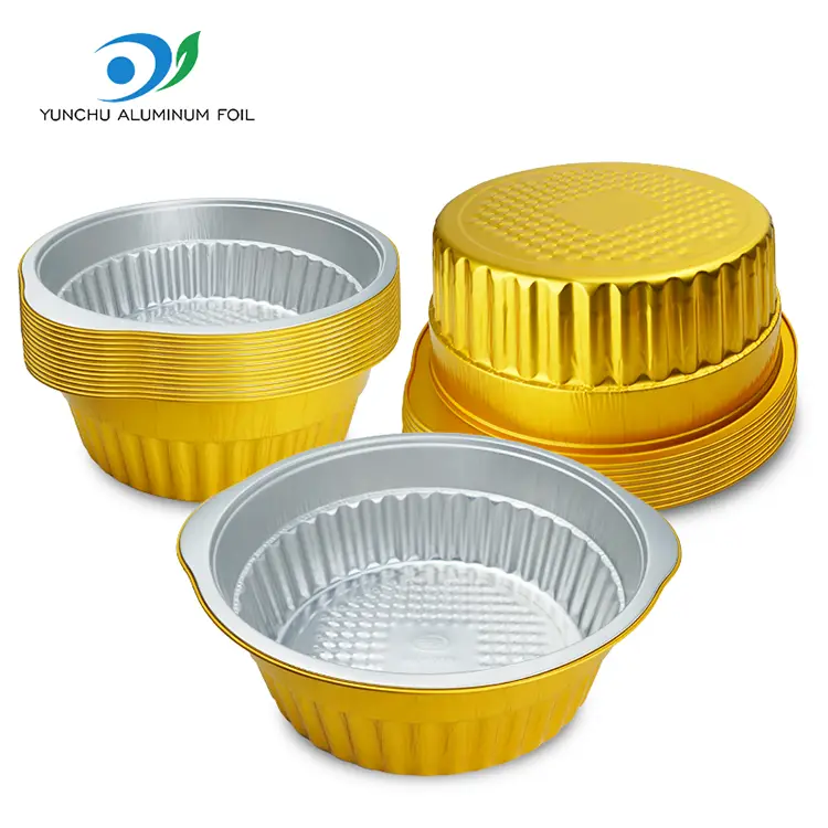 Διαθέσιμο κάμπινγκ χρυσού στρογγυλού αλουμινίου αλουμινίου