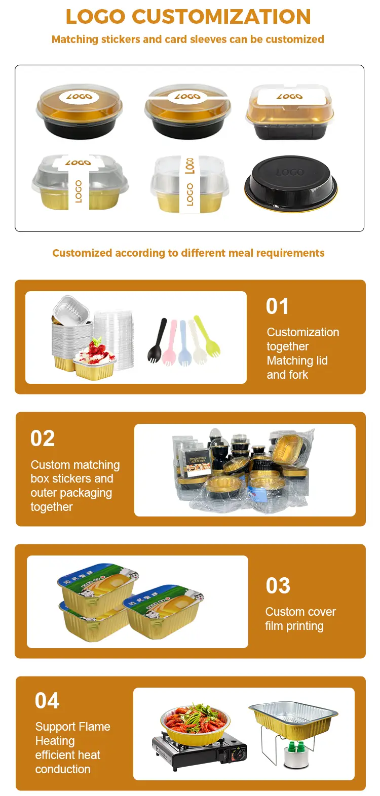 Rectangular bread takeaway Silver Aluminum Foil Containers