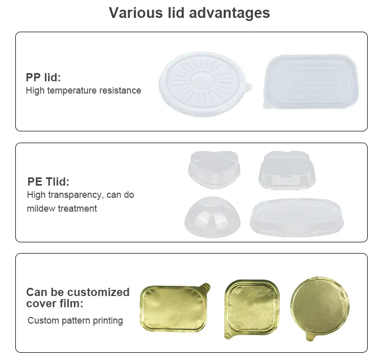 Disposable rectangular sealed baking sheet Aluminum Foil Containers