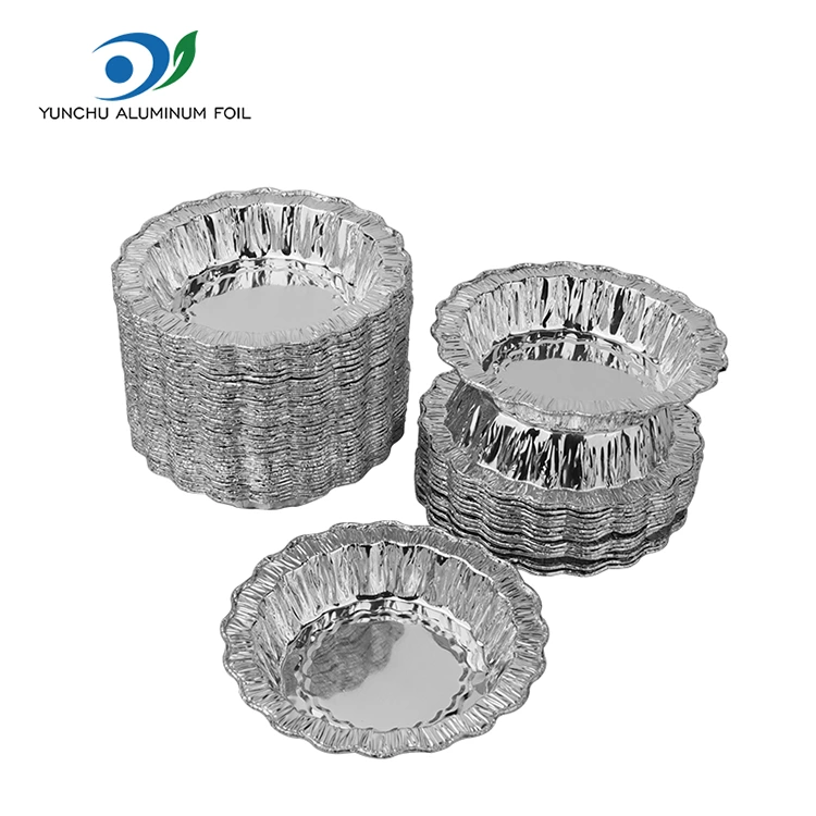 Δαντέλα στρογγυλό κέικ ψησίματος ασημένιο αλουμίνιο αλουμινόχαρτο