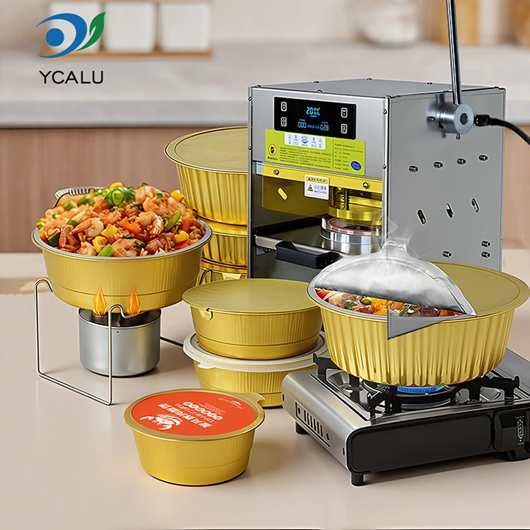 Μηχανή χειροκίνητης θερμοσφράγισης με δοχεία από χρυσό φύλλο αλουμινίου