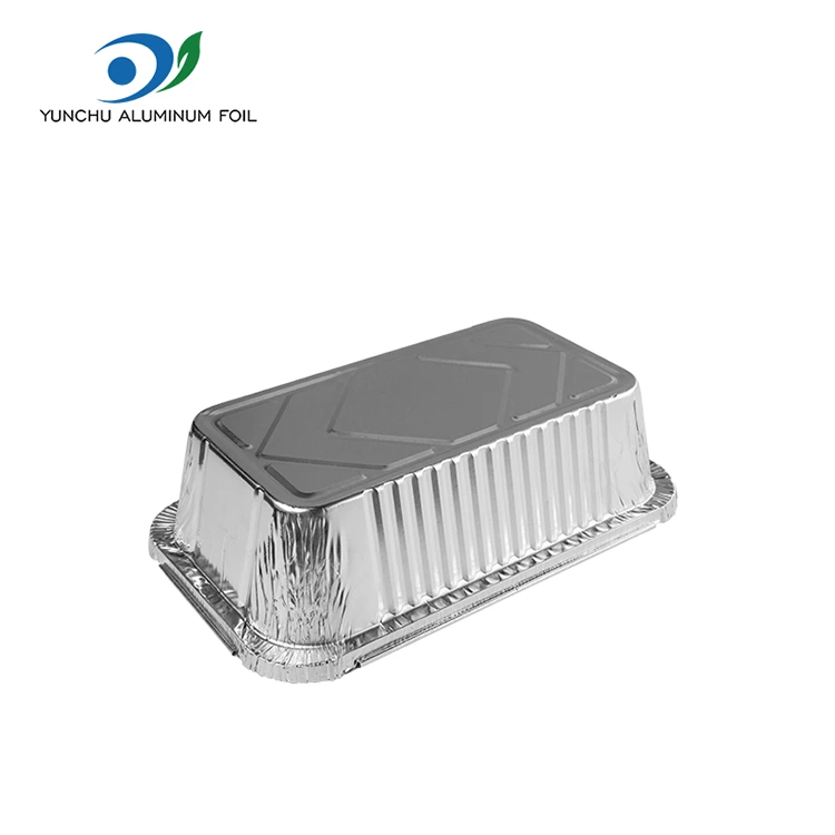 Ορθογώνια φριτέζα που συσκευάζει ασημένια δοχεία αλουμινίου αλουμινίου