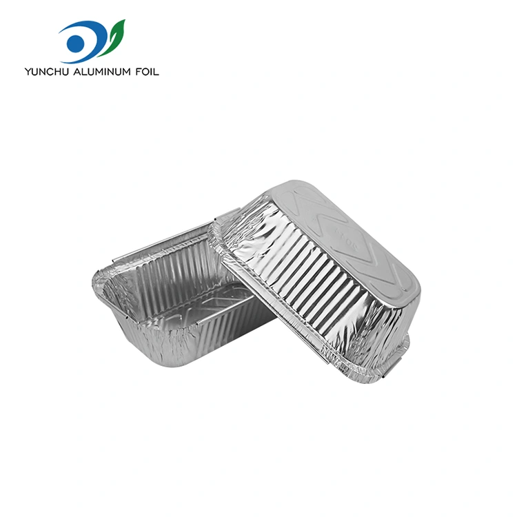 Ορθογώνιο ψημένο ρύζι ασημένιο αλουμινόχαρτο αλουμινίου