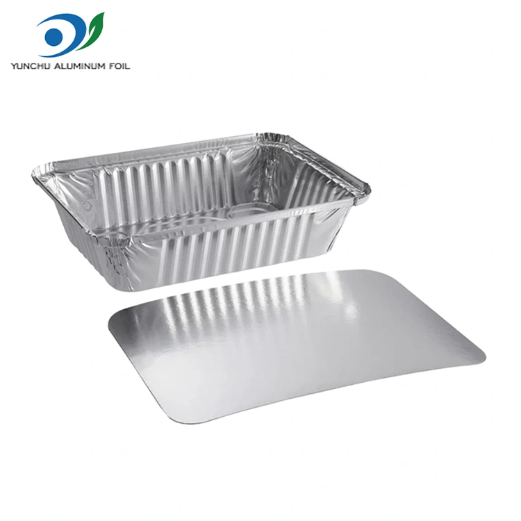 Ορθογώνιο ψημένο ρύζι ασημένιο αλουμινόχαρτο αλουμινίου