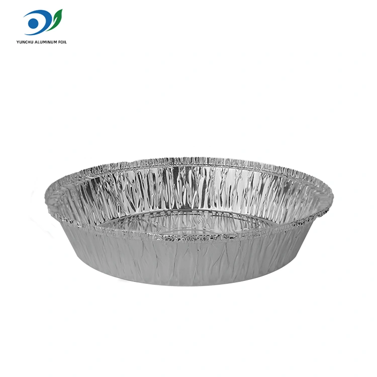 Στρογγυλή φριτέζα ζεστό δοχείο ασημένιο αλουμίνιο αλουμινίου δοχείο τροφίμων Στρογγυλή φριτέζα ζεστό δοχείο ασημένιο αλουμίνιο αλουμινίου δοχείο τροφίμων