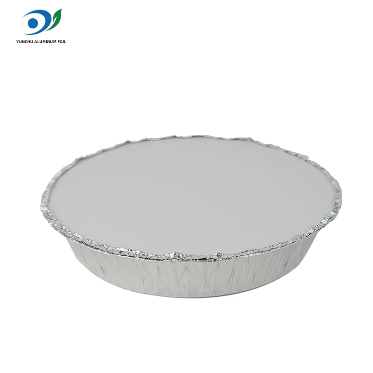 Στρογγυλή φριτέζα ζεστό δοχείο ασημένιο αλουμίνιο αλουμινίου δοχείο τροφίμων