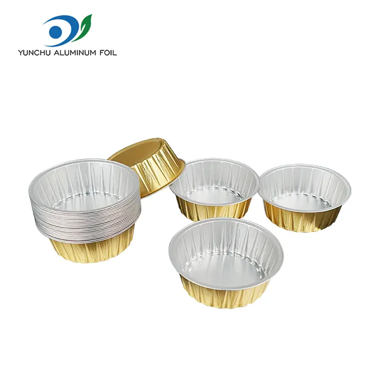 Στρογγυλά γυαλιά ψησίματος κέικ λείο αλουμινίου αλουμινίου Στρογγυλά γυαλιά ψησίματος κέικ λείο αλουμινίου αλουμινίου