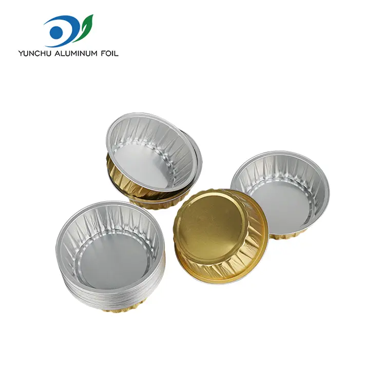 Στρογγυλά γυαλιά ψησίματος κέικ λείο αλουμινίου αλουμινίου