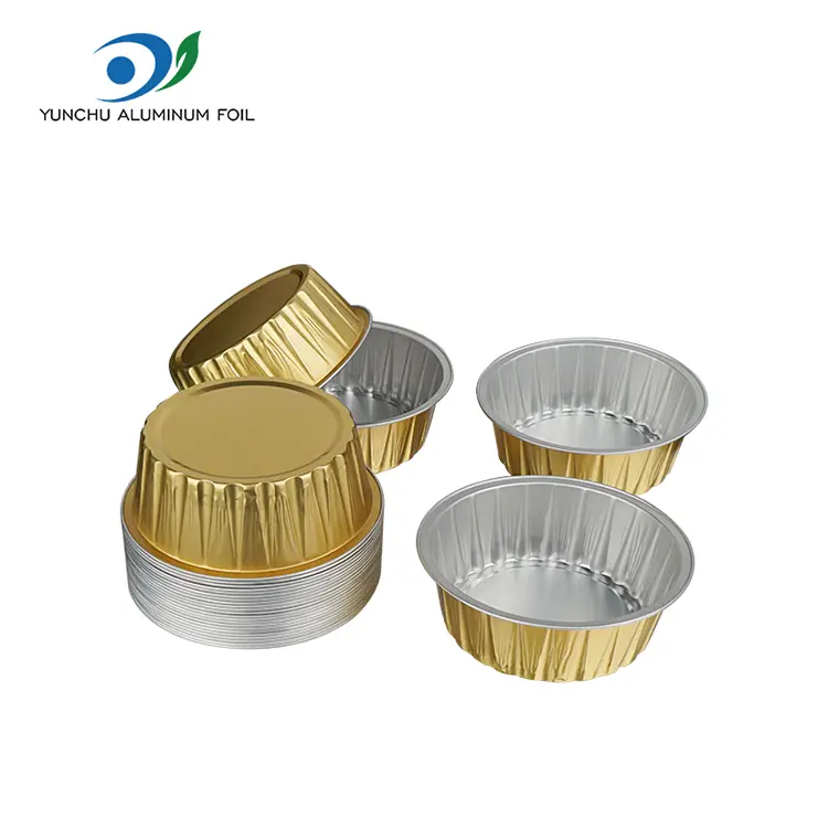 Στρογγυλά γυαλιά ψησίματος κέικ λείο αλουμινίου αλουμινίου