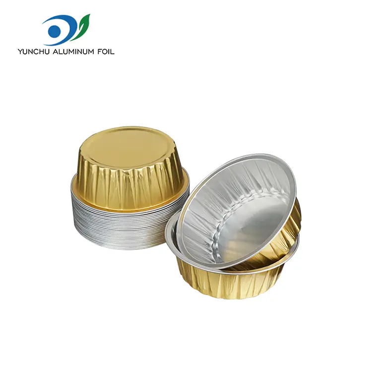 Στρογγυλά γυαλιά ψησίματος κέικ λείο αλουμινίου αλουμινίου