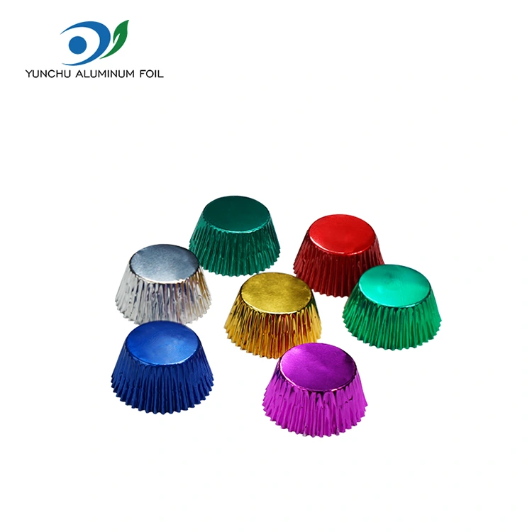 Στρογγυλό μικρό πακέτο ψησίματος ασημένιου αλουμινίου αλουμινίου δοχείο τροφίμων