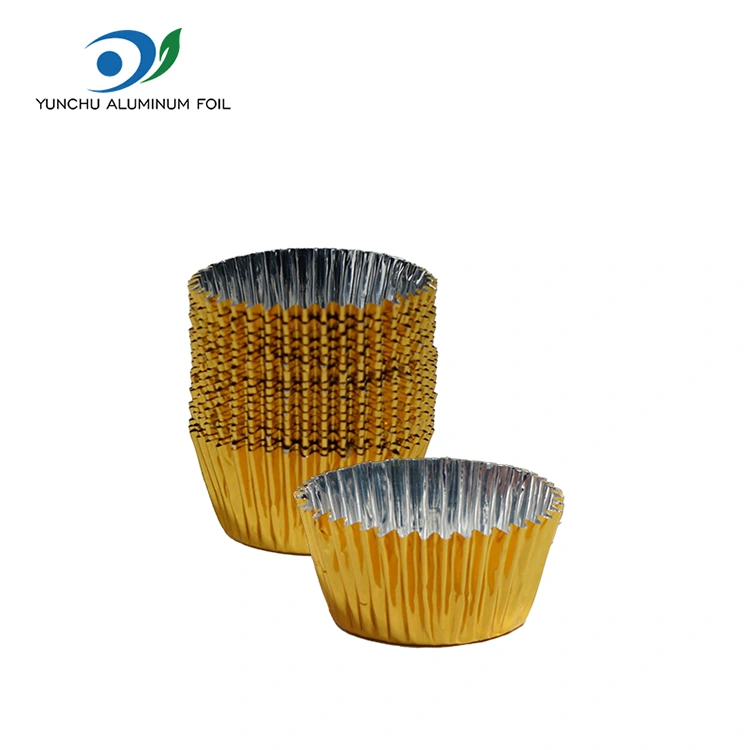 Στρογγυλό μικρό πακέτο ψησίματος ασημένιου αλουμινίου αλουμινίου δοχείο τροφίμων