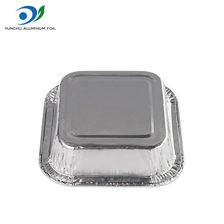 Square Cake Air Fryer Ασημένιο αλουμίνιο αλουμινόχαρτο
